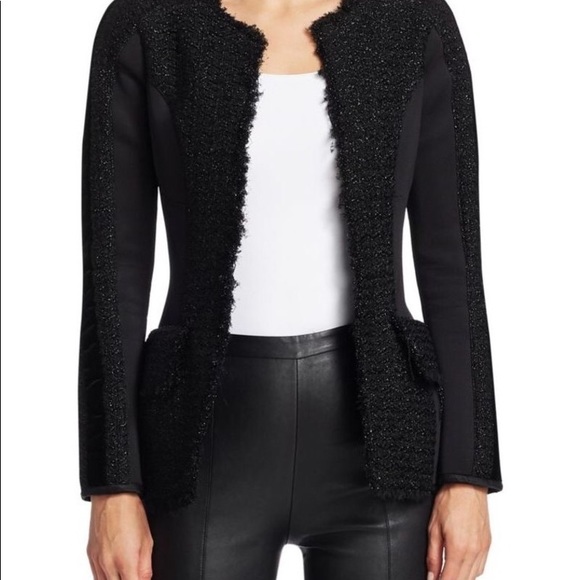 Brand New Alexander Wang Tweed Scuba Coat - Picture 6 of 8